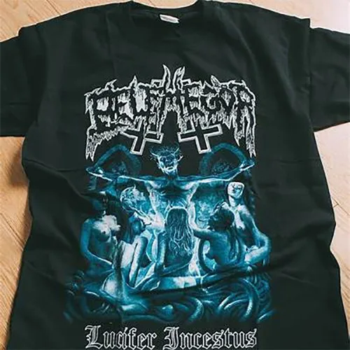 BELPHEGOR Band LUCIFER Incestus T Shirt Black All Size S-5Xl