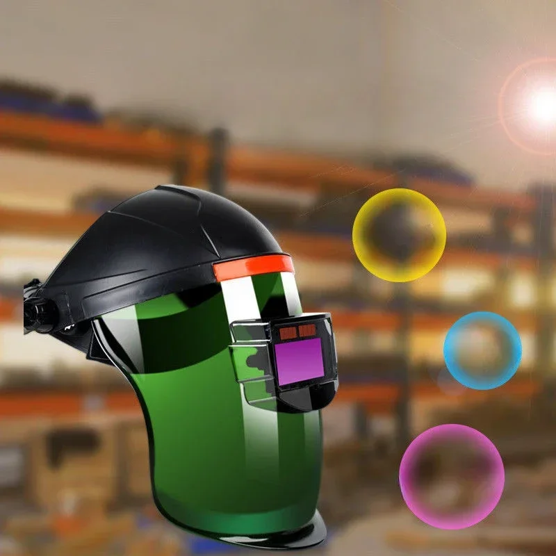

Auto Darkening Welding Helmet Mask, Adjustable Shade, Solar Powered Welding Glasses, Welder Cap Masks