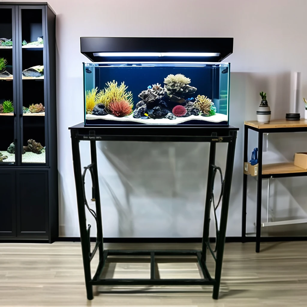 

Royal 24-Inch DIY Fish Tank Stand Set Customizable Aquarium Accessories