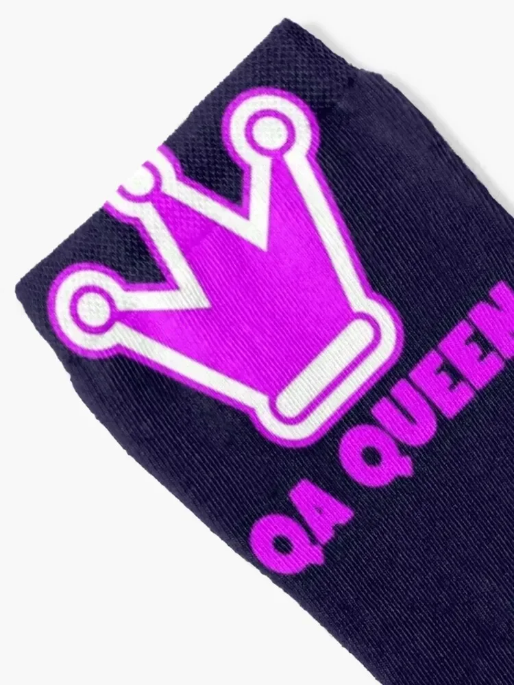 QA Queen, ingegnere QA Calzini caldi invernali con giarrettiera luminosa firmati Calzini per uomo e donna