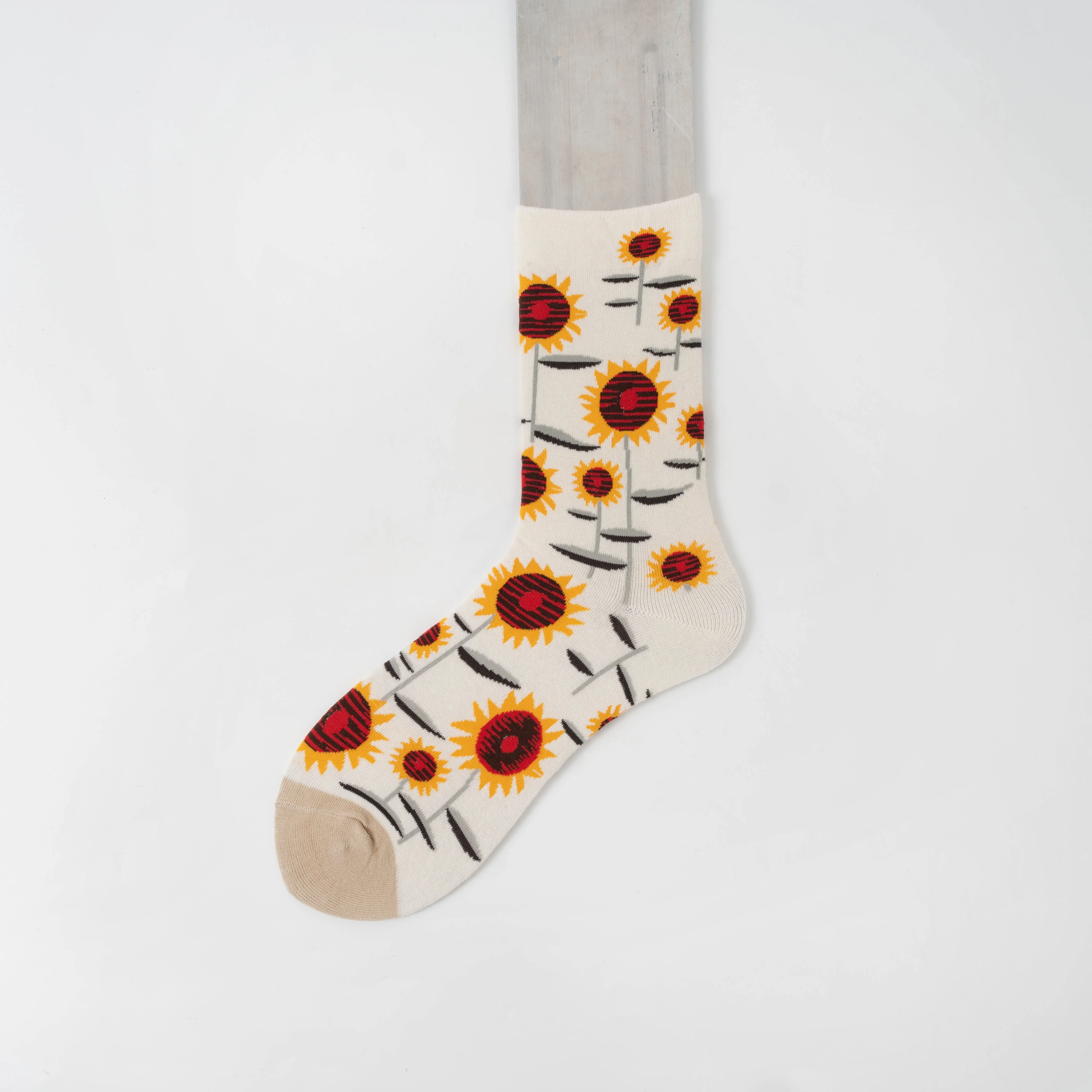 1 pair of sunflower socks for women