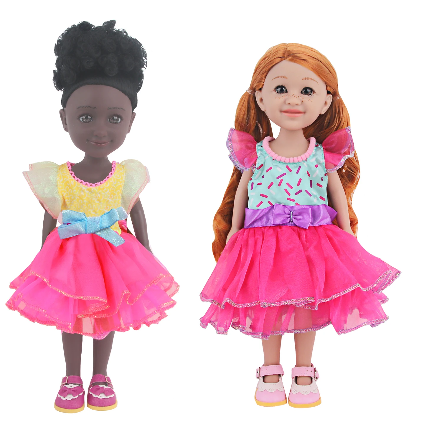 32-35cm American Doll Dress Cute Mini Doll Clothes Pleated Skirt For 14 Inches Russia,DIY Doll Accessories For Plush Toys Gift