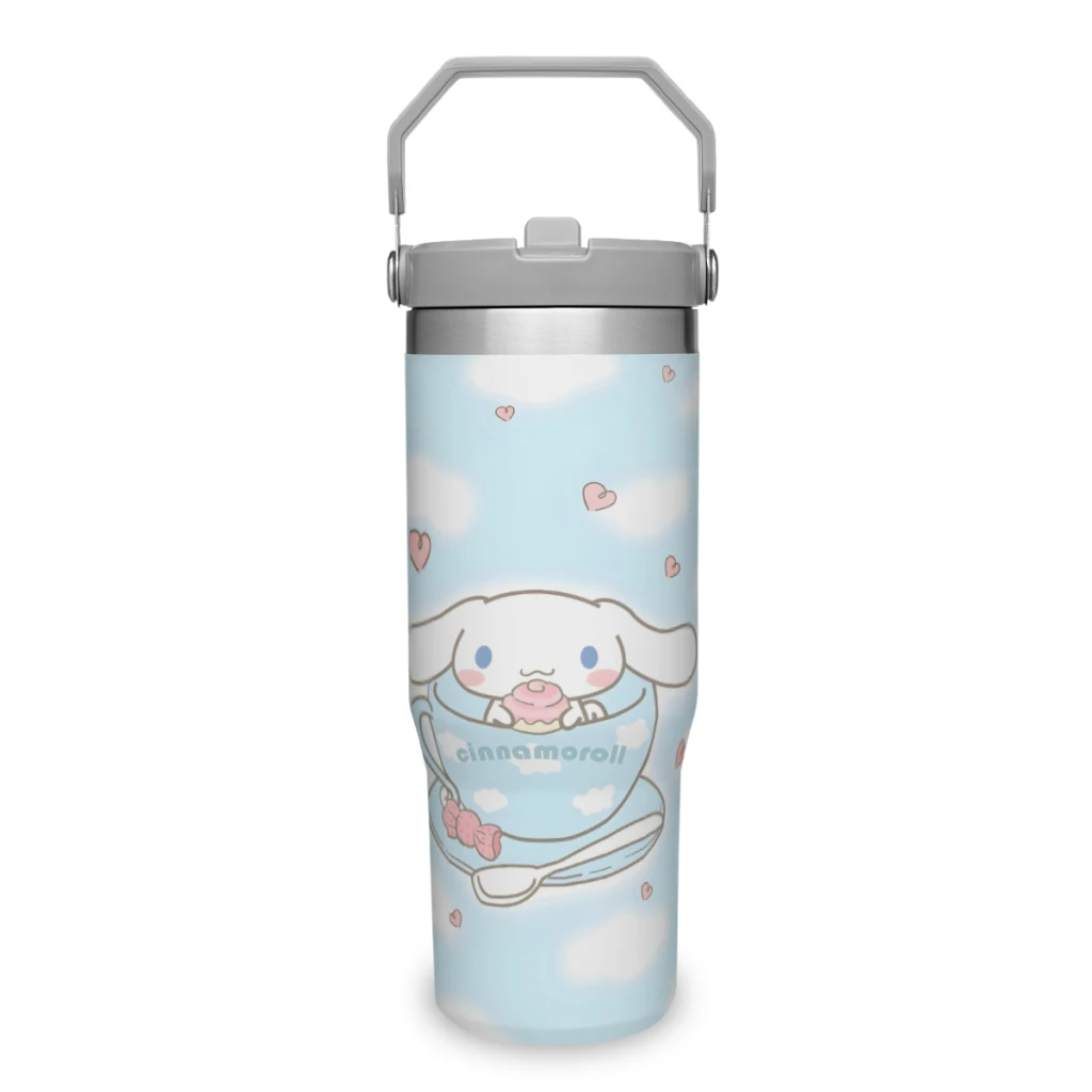 Portable Car Cup Sanrio Cinnamoroll Stainless Steel 304 Tumbler Water Bottle 30oz/900ml