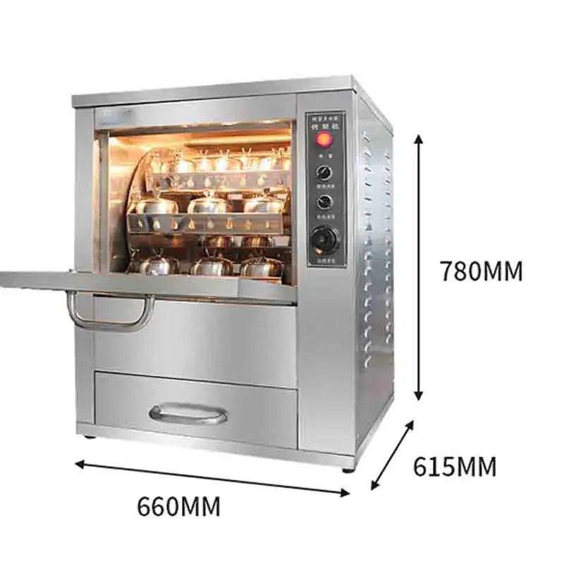 New Electric Crystal Sugar Toaster 27 Cup Full-automatic Multi-function Thermal Insulation Toaster For Large Capacity Fruit Oven