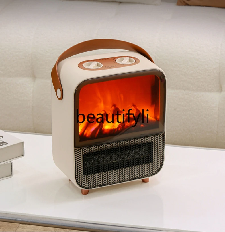 

Simulated Flame Heater Electric Heater Energy Saving Fireplace Hot Air Portable Baking Furnace