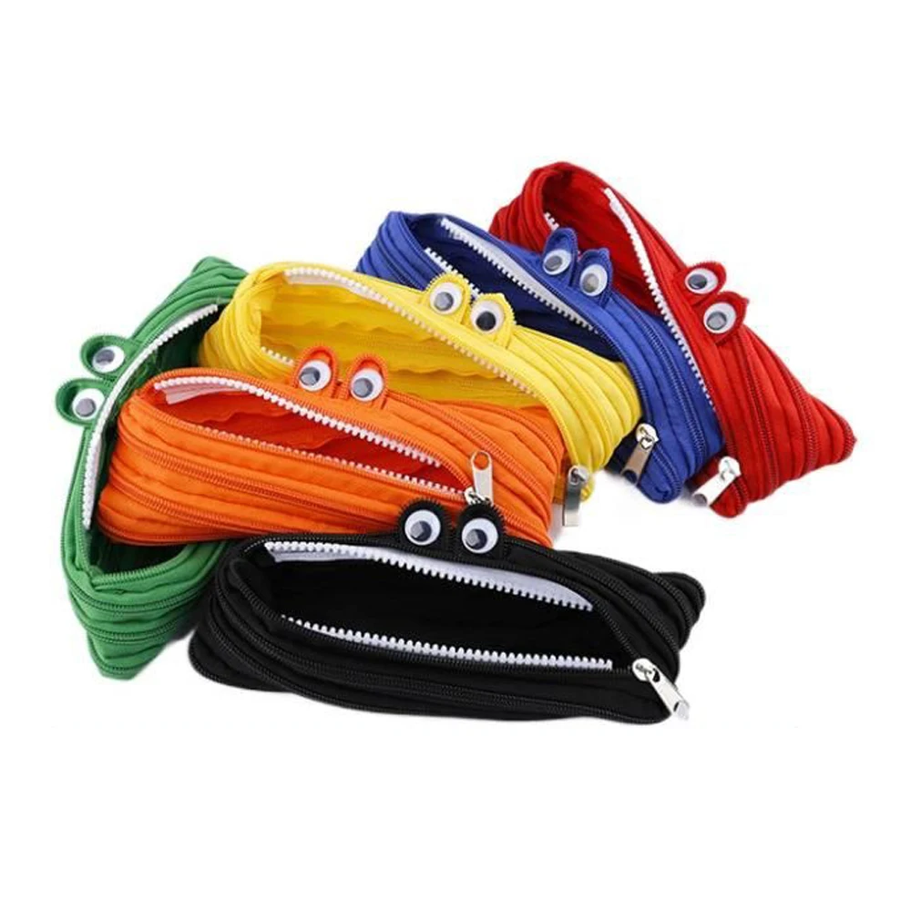 

Cute Pencil Bag Storage Bag Pencil Package Multi-function Large-capacity Glasses Pen Stationery Bag School Supply Stationery