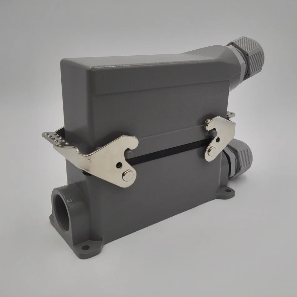 Conector de alta resistencia, enchufe de aviación impermeable industrial rectangular HDC-HE-024-3S