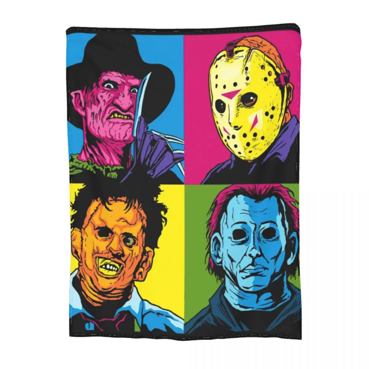 Chain POP Blanket HORROR Bed Fun Throw Blanket Customize Couch Blankets