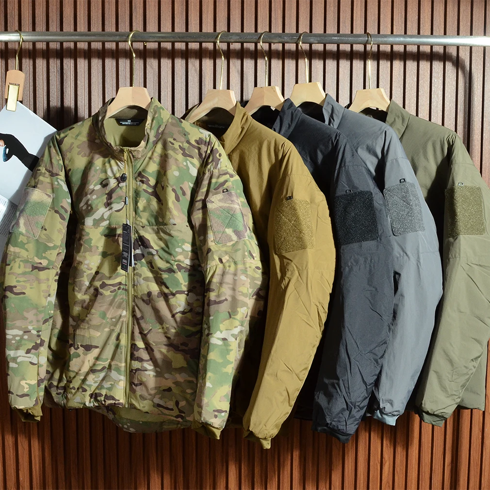 

Men's Outdoor Tactical Lightweight Windproof Waterproof Warm Breathable Stand Collar Cotton Jacket Casual Fashion Urban Style