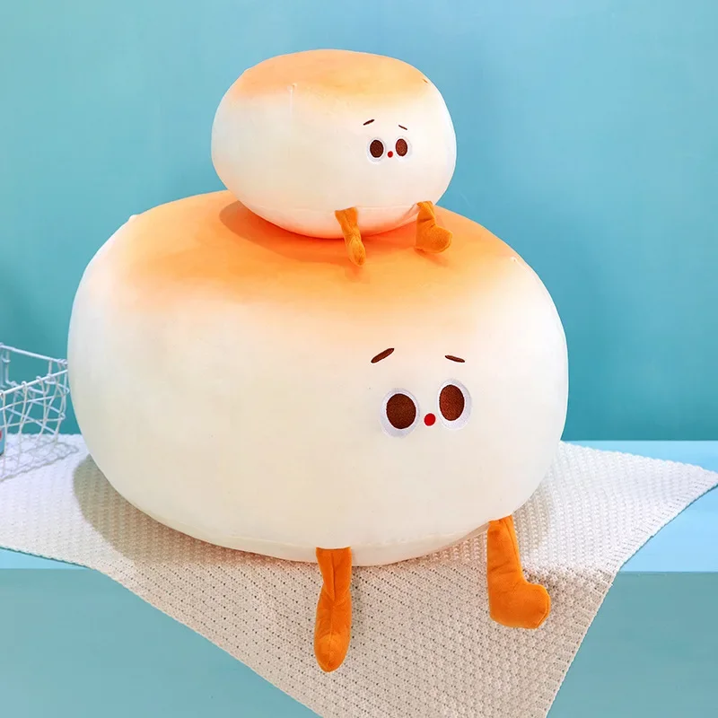 

Симпатичная мягкая плюшевая игрушка Mantou Baozi, мягкая игрушка для еды, набивная подушка для хлеба Mantou Baozi, детские игрушки, подарок для детей