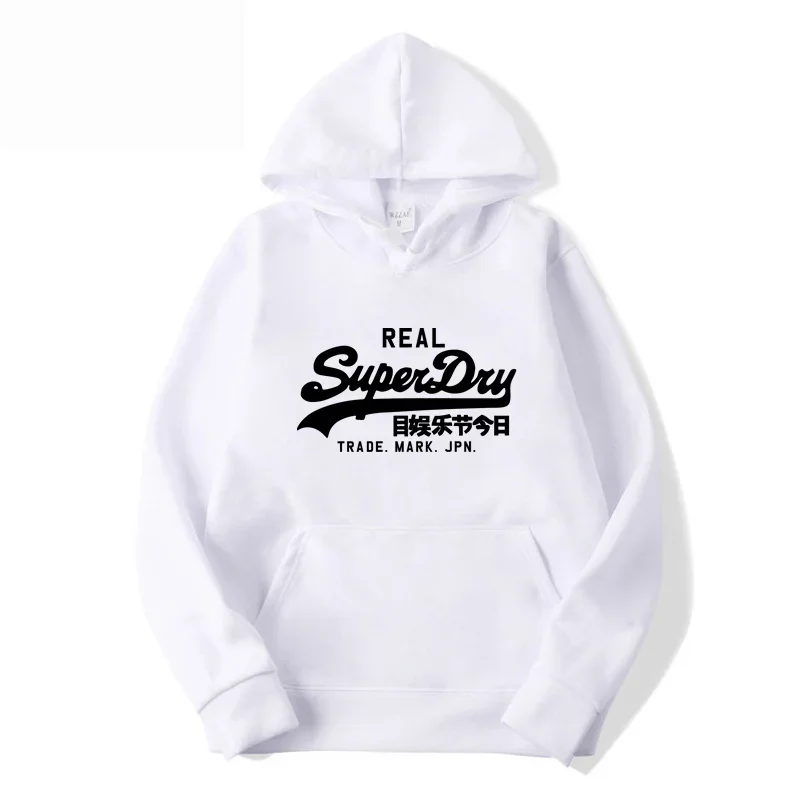 Fashion Trend Brand Cartoon Graphic Superdry Letter Print Couple Hoody Pullover Hoodie Sweatshirts Hip Hop Harajuku Streetwear