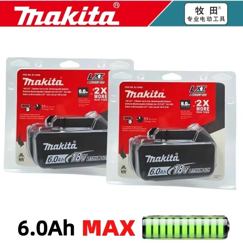 100% originaler Makita-Akku, 18V Werkzeug-Lithium-Akku 6Ah/5Ah 9Ah für Makita DTW700 DDF487 DTD173 DGA404 HR140D DJV182
