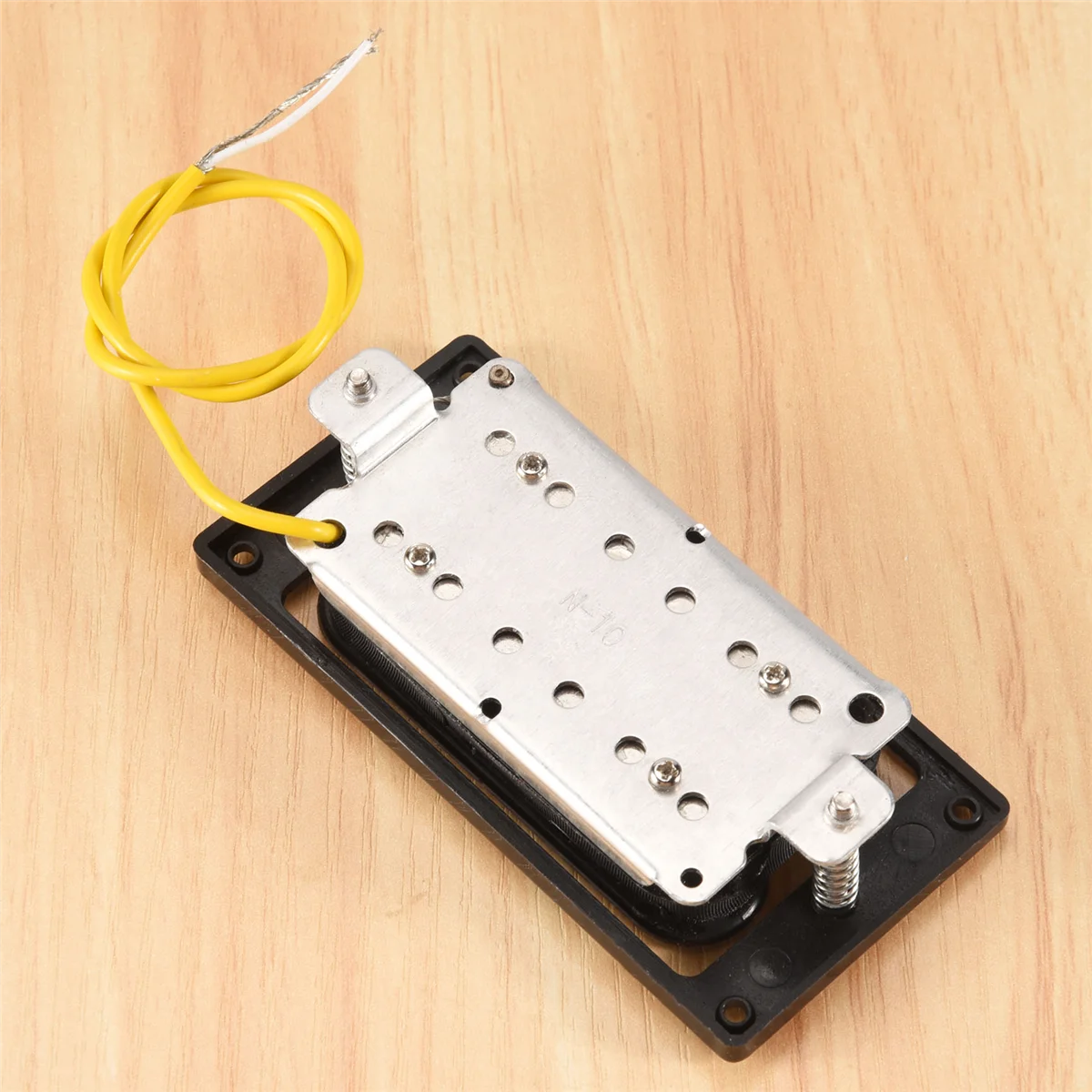 

ABAZJ 2PCs(1 set)Black Humbucker Double Coil Electric Guitar Pickups + Frame Screw