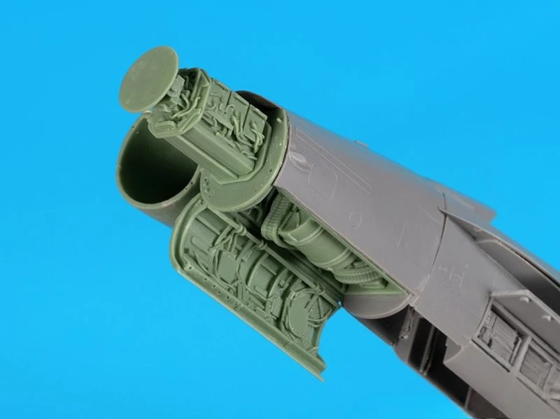 

1/48 Scale Die-Cast Resin Aircraft Parts Model Assembled Kit F-18 C Radar & Canon Model Unassembled and Unpainted