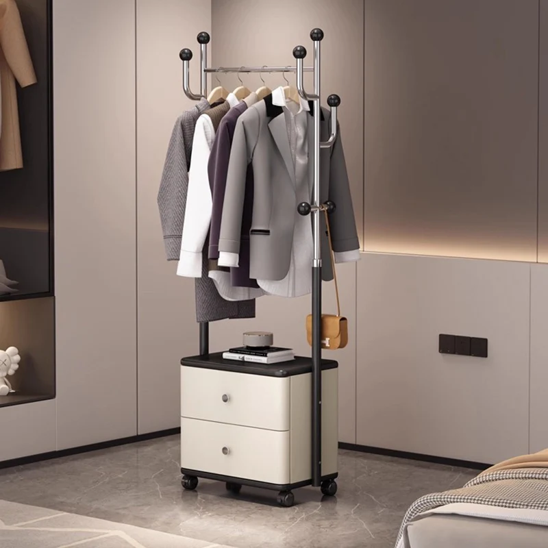 عرض تخزين رفوف المعاطف الملابس الدائمة توفير المساحة المنظم فتح رفوف معطف فاخرة معلقة Perchero الأثاث العصري