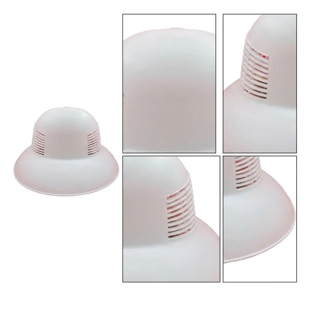 White Plastic Bee Hat with Ventilation Design for Beekeepers Ensures Comfort and Safety During Hive Inspections