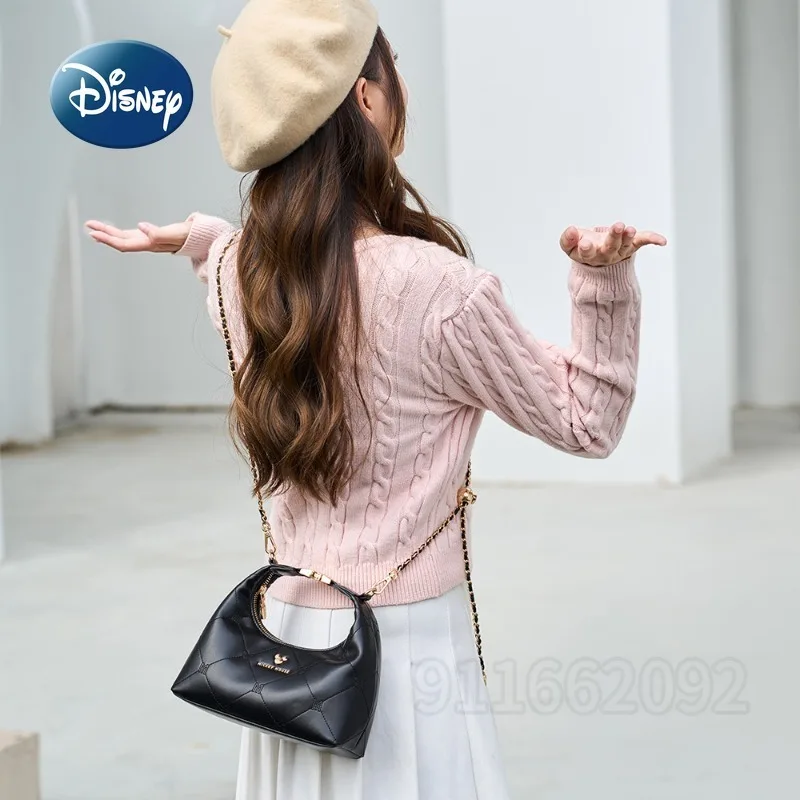 Disney Mickey New Mini Women's Shoulder Bag Luxury Brand Original Mini Women's Handbag Personality Women's Bag High Quality