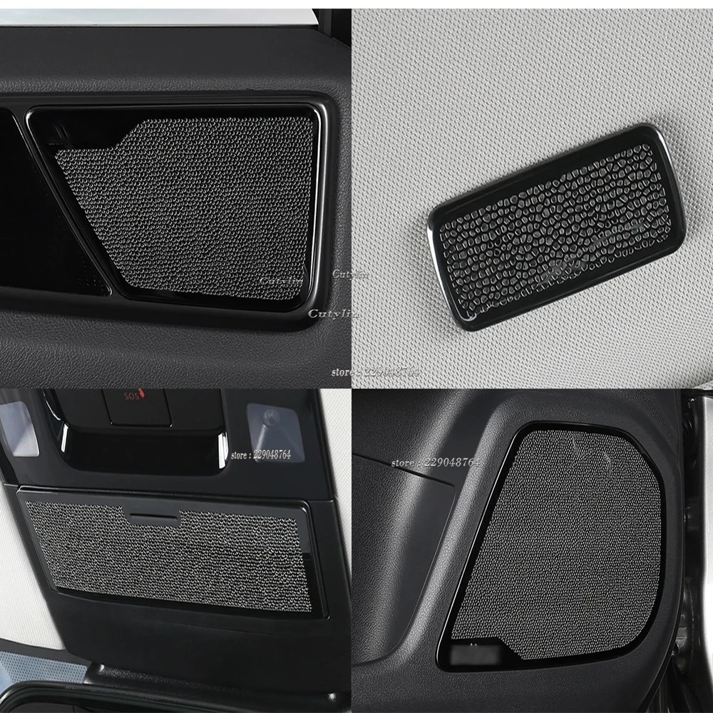 For Lexus NX 260 350h 2022 2023 Steel Car Audio Speaker Cover Trim Front Rear Door Loudspeaker Cover Trim Car Accessories
