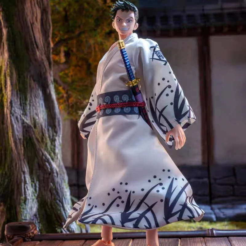 

ONE PIECE SHF Shimotsuki Ryuma White Kimono Cloth Clothes Anime Action Figure Model Accessories Toy Clothing Gift