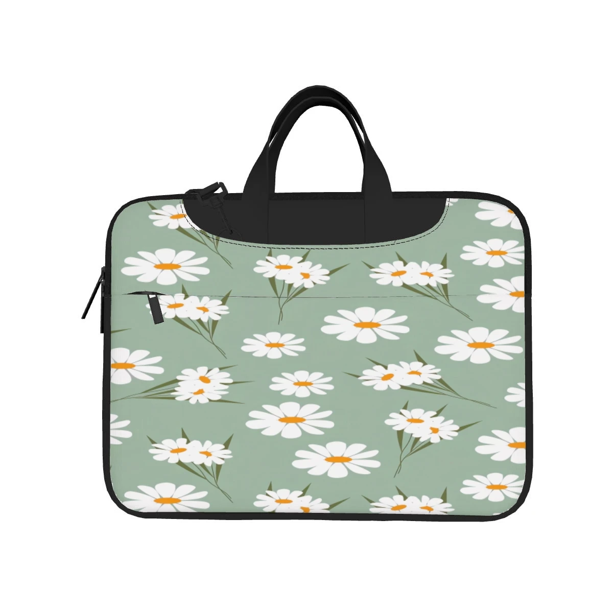 Daisy flowers Laptop Bag Printed Pattern Fashion Ultra-thin Shockproof Portable Tablet Sleeve Bag Laptop Bag