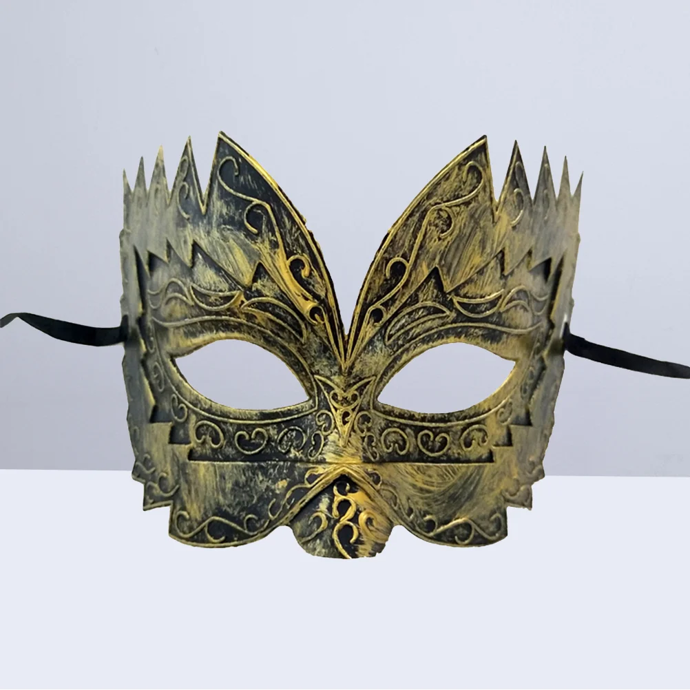 23 5x14 cm Masker Partij Cosplay Bal Maskers Prom Halloween 235X14 Dansen Gouden Half Gezicht Man