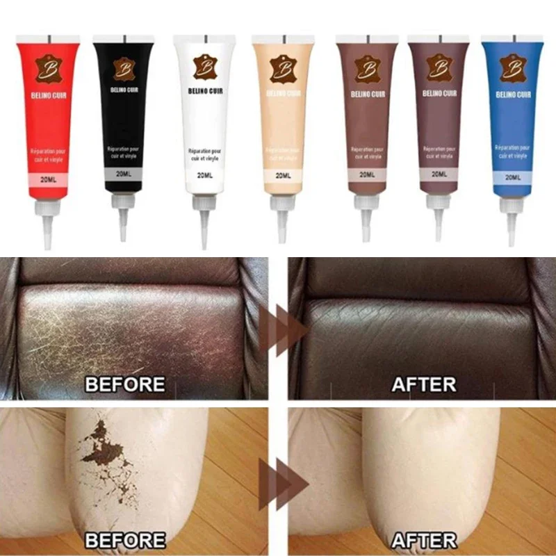 

10 Colors Leather Repair Gel Repair Home Car Seat Complementary Repair Refurbishing Cream Paste Leather Cleaner