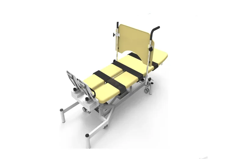 Ysenmed Hemiplegia paraplegia patient electric physiotherapy upright rehabilitation bed