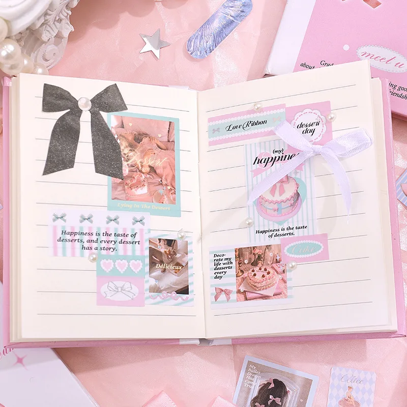 Ballet Style Mini Notebook For Student Ins Bow Daily Planner  Pocket Notepad  Journal Notebook Korean Stationery