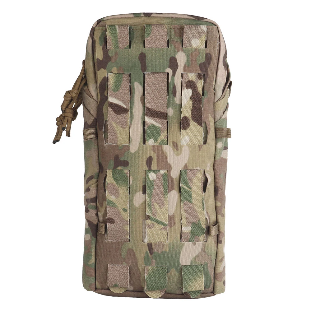 GP Vertical Sundries Bag 12x6 Tactical Molle Back Panel Multi-functional Camo Universal Pouch Accessory for Outdoor Gear