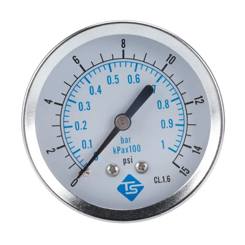 0-15psi 0-1bar/kpa*100 Pressure Gauge 1/4