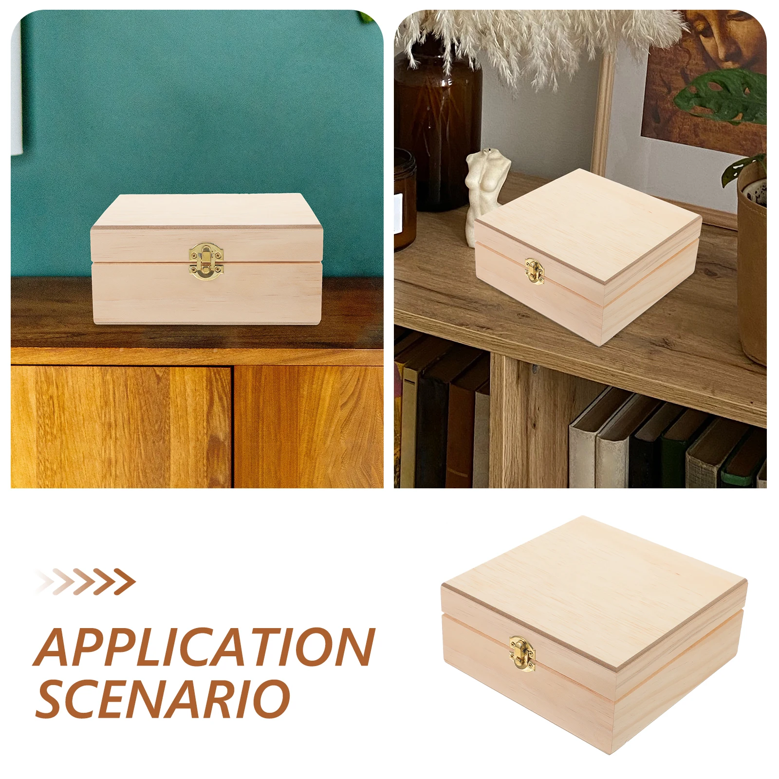 

Wooden Essential Oil Holder Box with Separate Storage Slots Practical Organizer Case