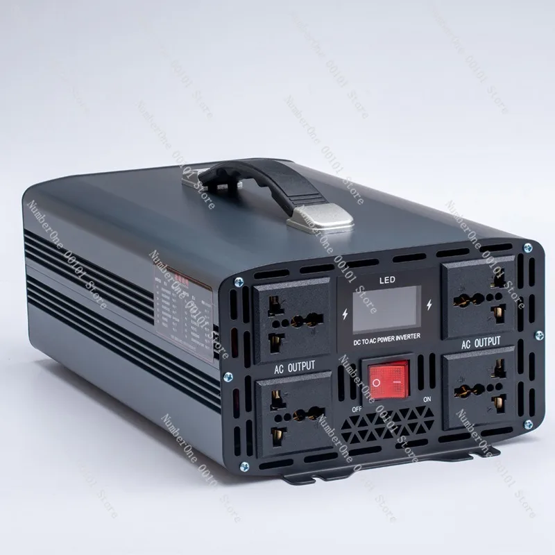 Car rv electric vehicle motor head vehicle inverter 12v24v48v60v 2000w220v pure positive wave inverter