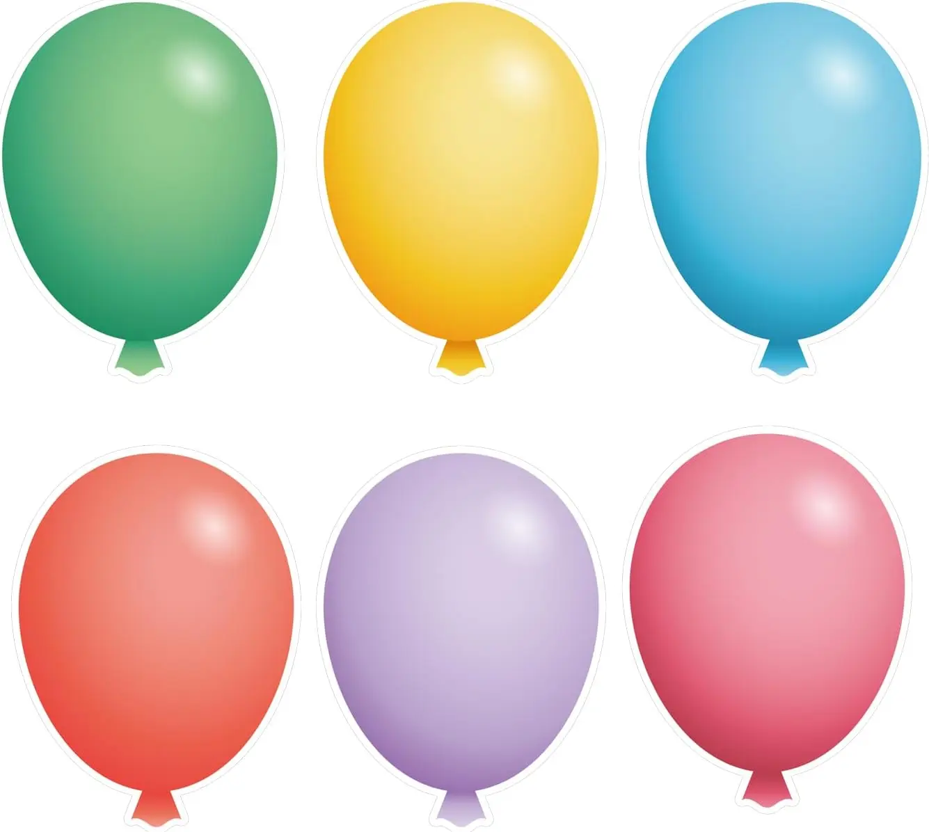 

60 Pcs Birthday Classroom Bulletin Board Balloon Name Tag Label for Classroom Door Decorations (Balloon)