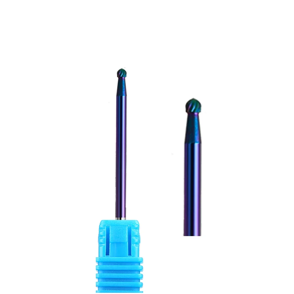 Milling Cutter Golden Tungsten Carbide Nail Drill Bits For Electric Nail Drill Manicure Machine Pedicure Nail Files Accessories