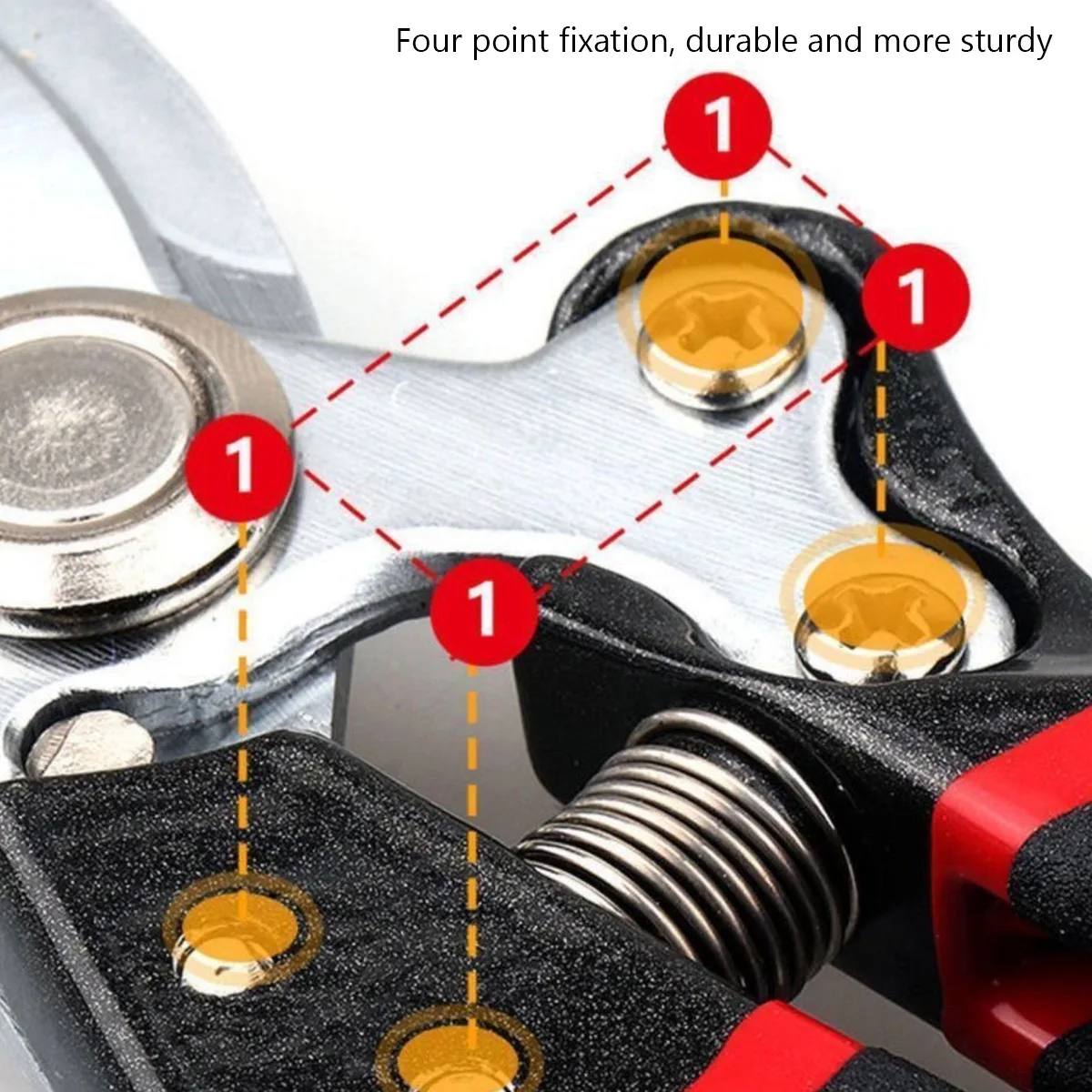 المهنية التيتانيوم تجاوز مقصات التقليم حديقة المقلم اليد خفيفة الوزن مريح عدم الانزلاق مقابض SK-5 الصلب دائم #4