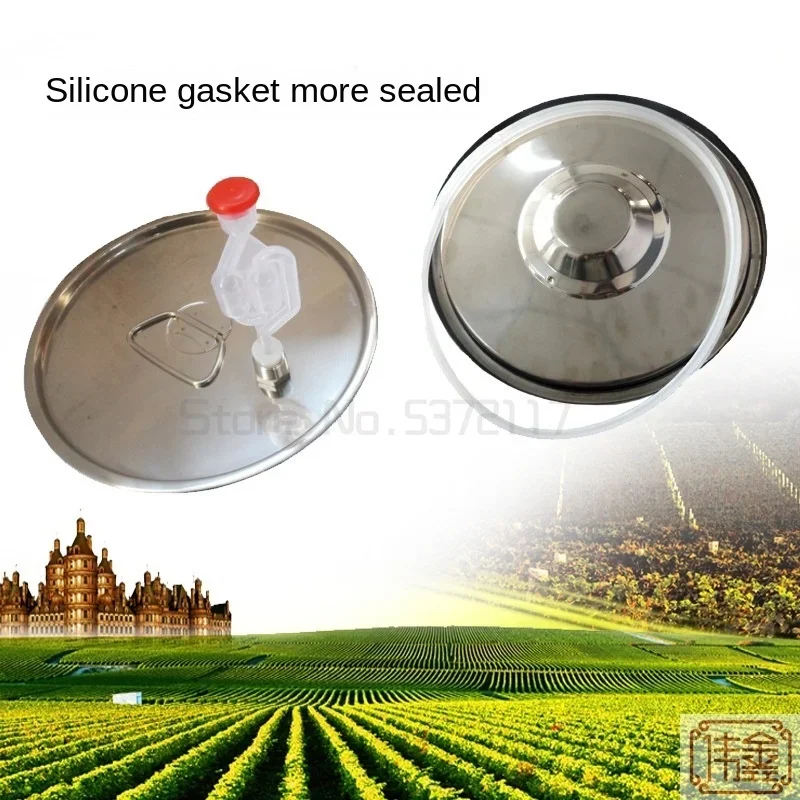 304 Stainless Steel Fermenter Hydraulic Seals Water Sealed Fermenter Beer and Alcohol Wine Fermented