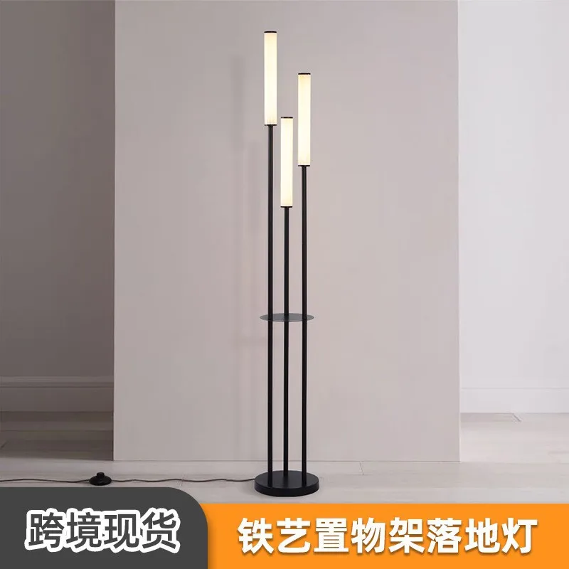 Imagem -02 - Dimmable Led Floor Lamp com Controle Remoto Iluminação Prateleira Pavimento Armazenamento Interior Moderno Decoração Casa