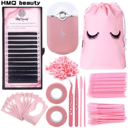 268 StĂŒck Wimpern verlĂ€ngerung Pinsel Set Professional Micro Lippen bĂŒrste USB Mini Fan Kleber Ring Wimpern Pinzette Make-up-Tools