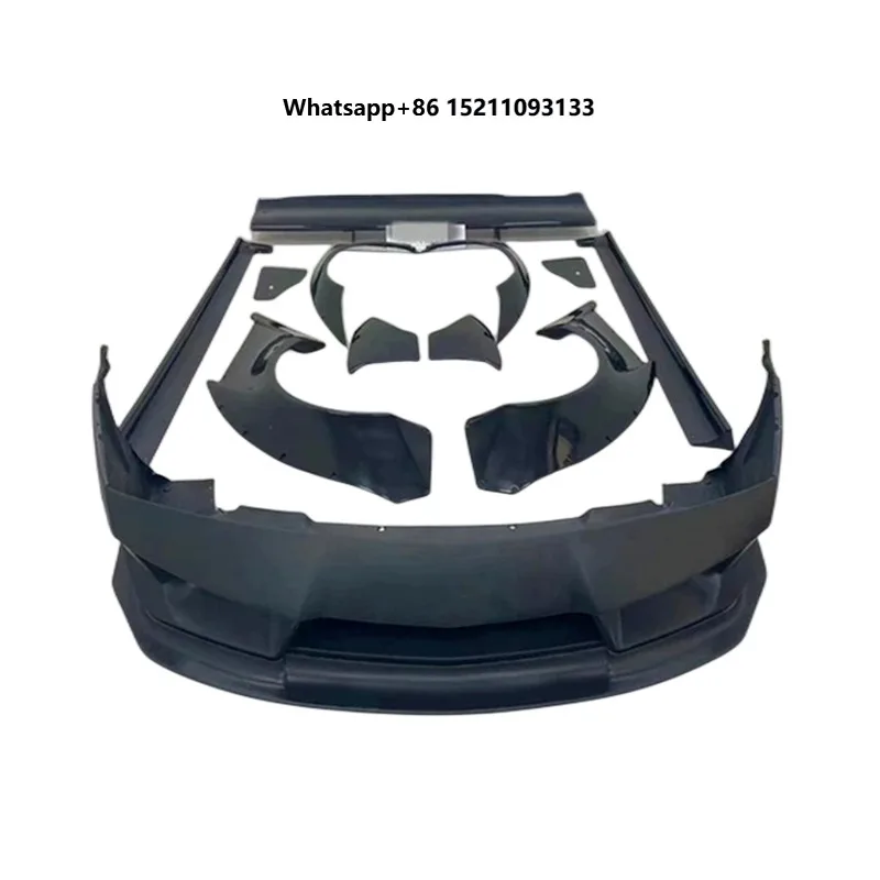 For  LP550 LP560 LP570 upgraded  style fiberglass wide body front bar side skirt wheel brow tail