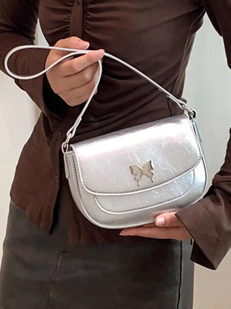 

High-end Women's Single Shoulder Bag Ladies 2025 New Fashionable Bow Crossbody Pack Korean Trendy Versatile Small Square Pack