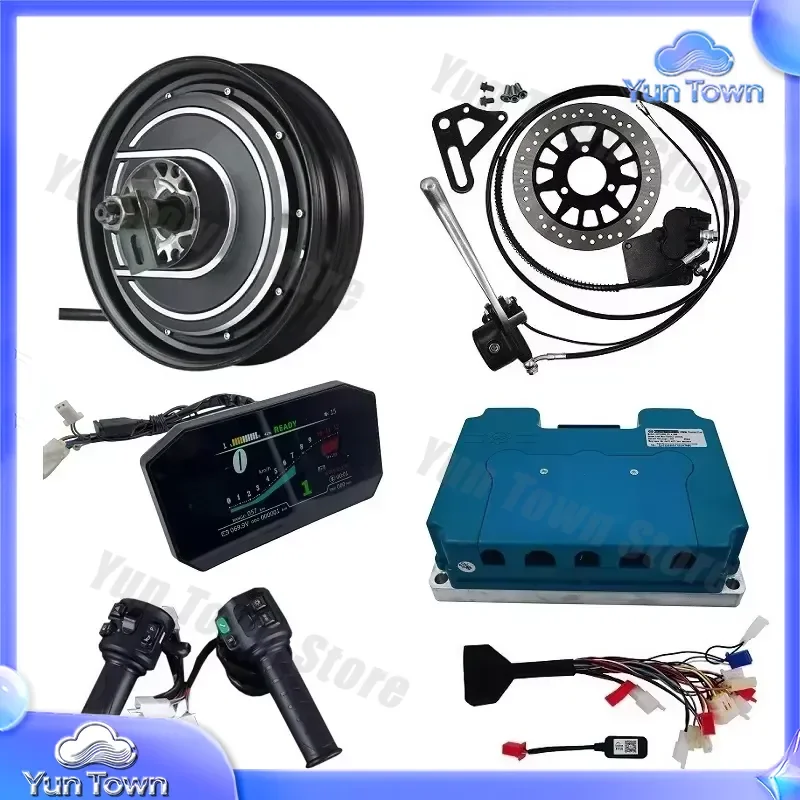 for QSMOTOR 10INCH 7000W v4 Electric Hub Motor Conversion Kit for E-scooter Electric Scooter Parts Motor Kit DIY Scooter