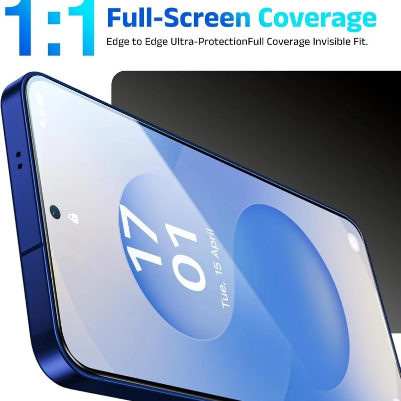 Displayschutzfolie für Samsung Galaxy S26 S25 S24 S23+ Panzerglas Vollflächiger Schutz Anti-Fingerabdruck Einfache Installation – Detail 4
