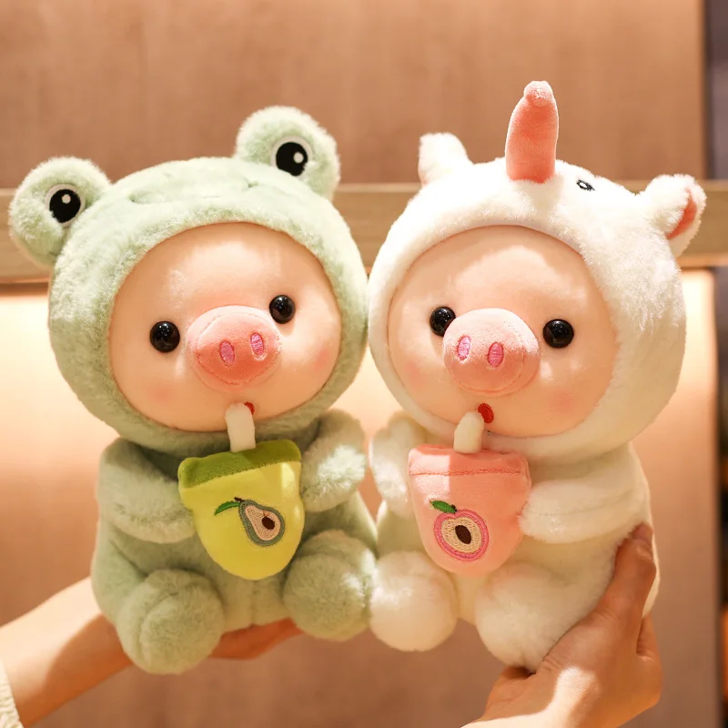 

Transformed Milk Tea Pig Plush Toy Doll Cute Little Rabbit Doll Doll Machine Doll Unicorn Doll Wholesale