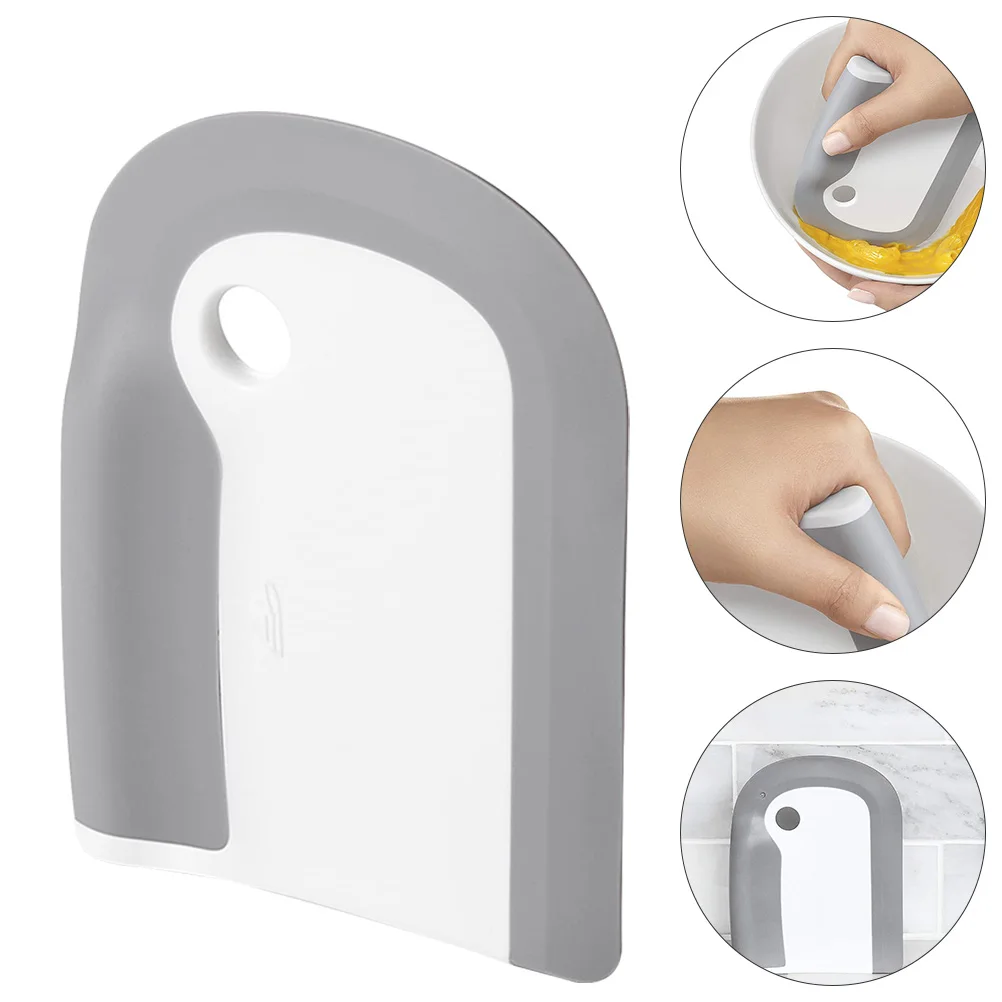 

Soft Silicone Scraper Cleaning Brush Kitchen Utensil Set Durable Heat Resistant Easy Storage For Home Restaurant Use Kitchenware