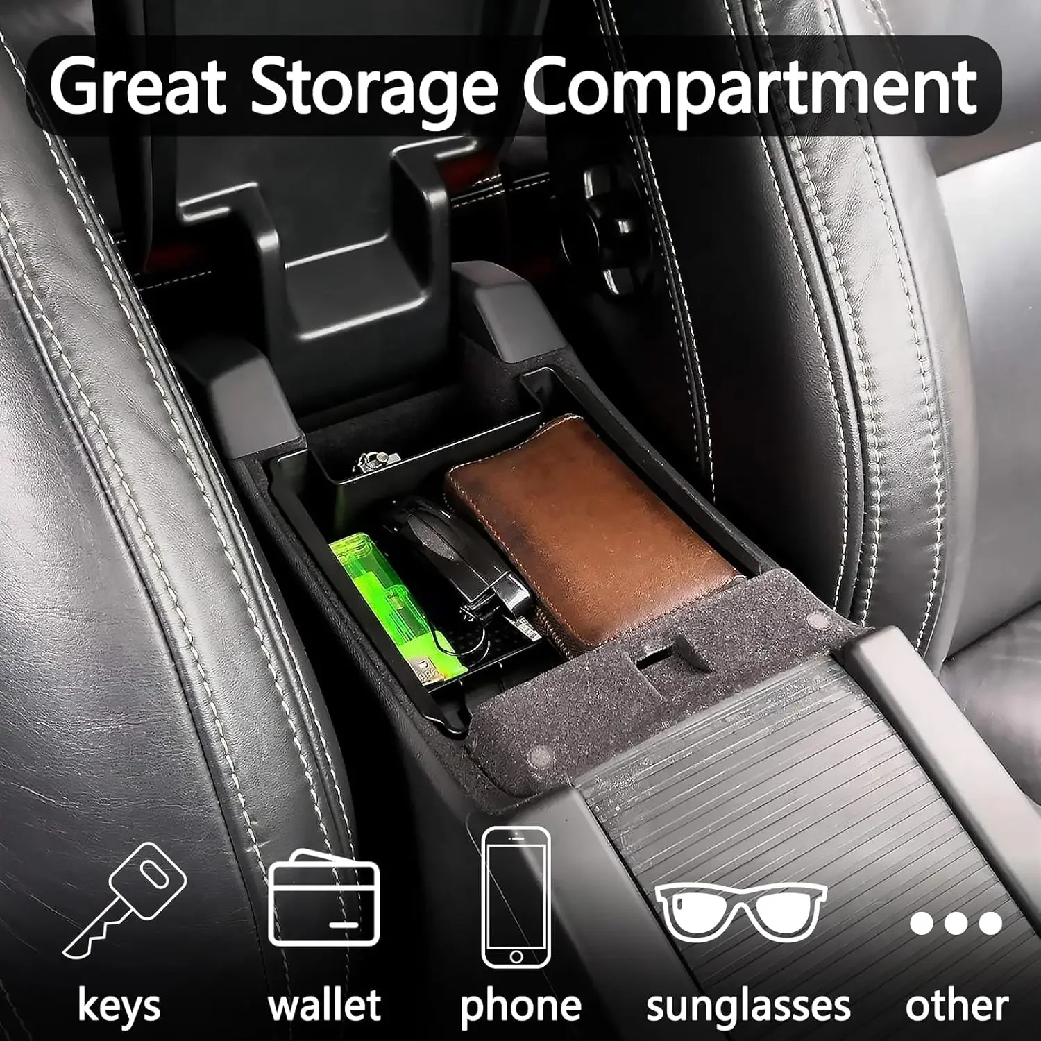Central Armrest Storage Box Barrel Case Box Auto Organizer Coins For Volvo S60 S60L V60 XC60 2009-2017 Tidy Tray Accessories