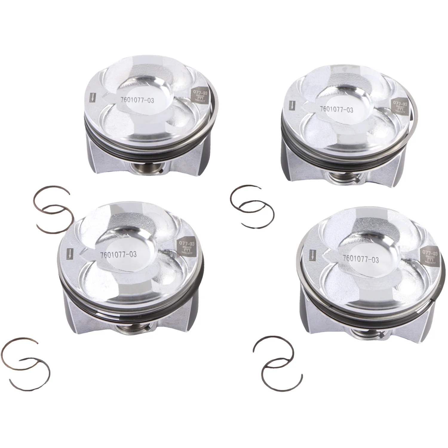 DPGKITS 4pcs Piston & Ring  11257601181 for 10-16 MINI Cooper Countryman Paceman N18 B16 A C STD Pistons Rings Rods & Parts