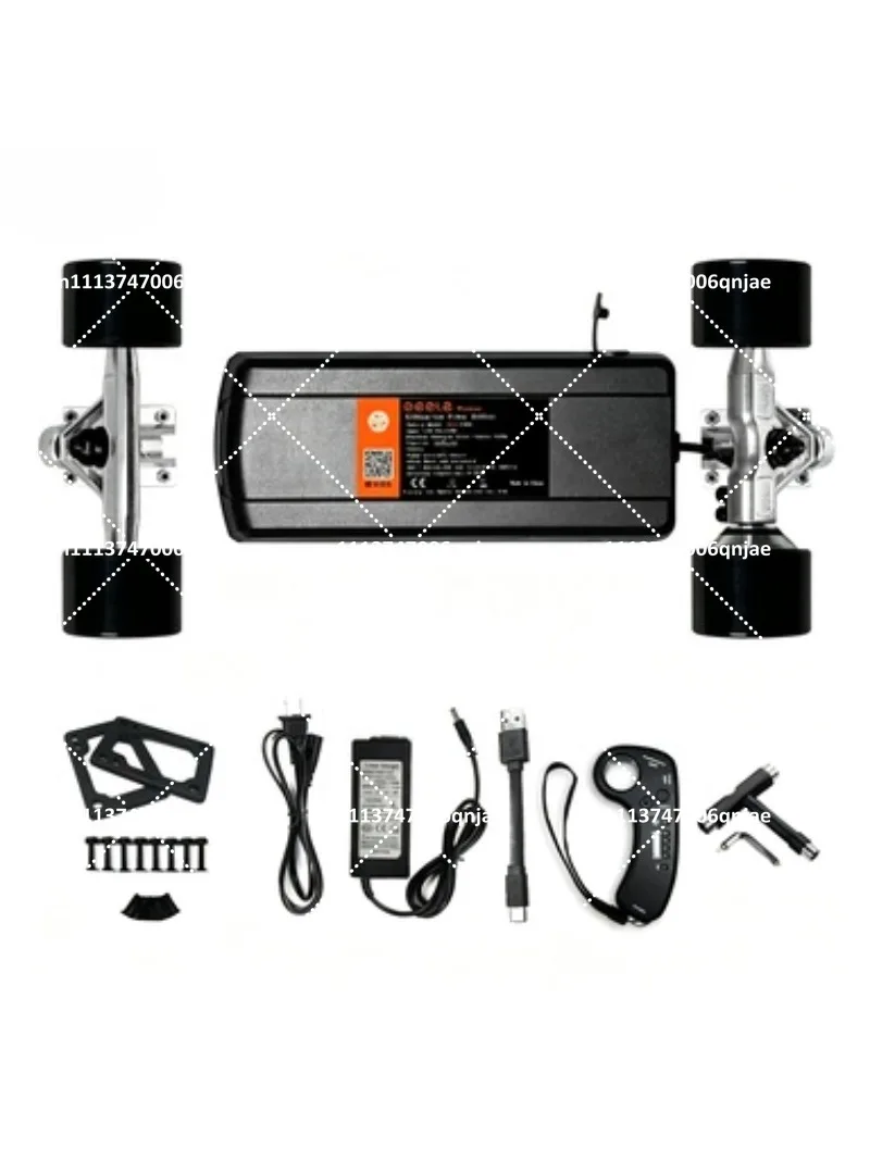 

4 Wheel Electric Skateboard Kit Single Dual Drive Motor ESC Remote Controller Full Set