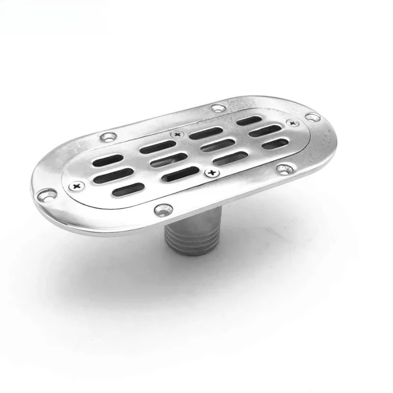 marine drain, stainless steel sewer, yacht floor drain, oval floor drain