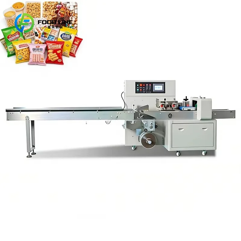 Customized Automatic Pillow-Type Packaging Machine for Hardware, Bread & Mooncakes