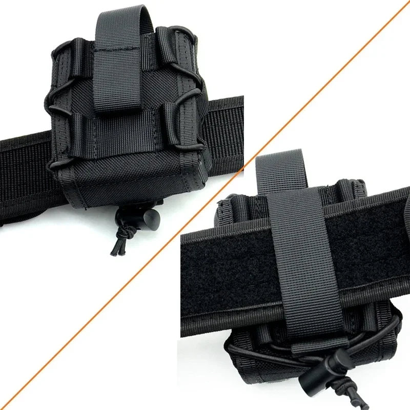 أصفاد نايلون محمولة بنظام مولي مفتوحة من الأعلى بإطار عالمي وأكمام جلدية مقاومة للاهتراء وجيب الخصر وإكسسوارات الصيد #1